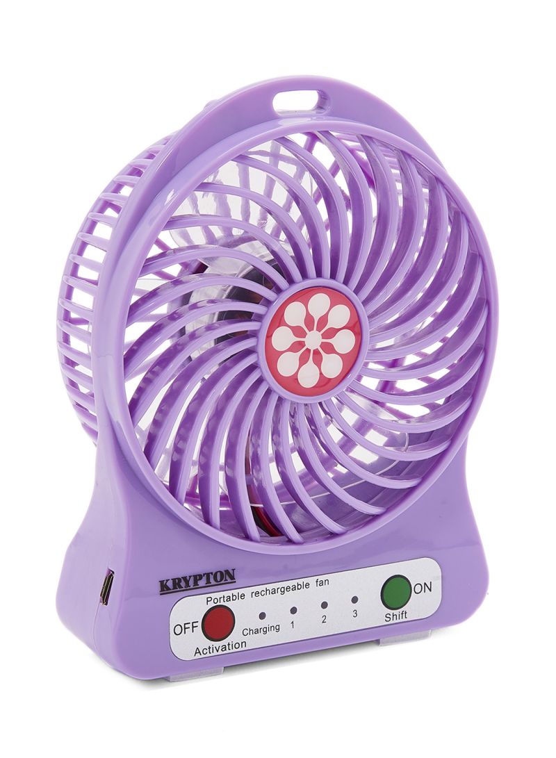 Rechargeable Mini Fan KNF6037 Purple